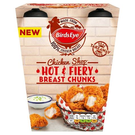 Birds Eye Chicken Shop Hot And Fiery Chicken Chunks Frozen Ocado