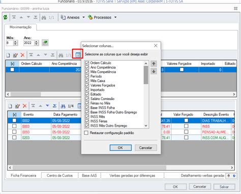 RH RM FOP Apresentar Colunas Na Ficha Financeira Central De