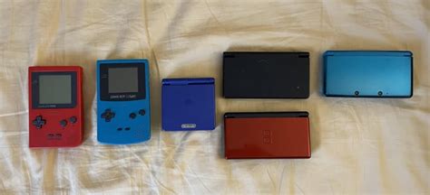 My handheld collection! All the shovelware games are from my childhood ...