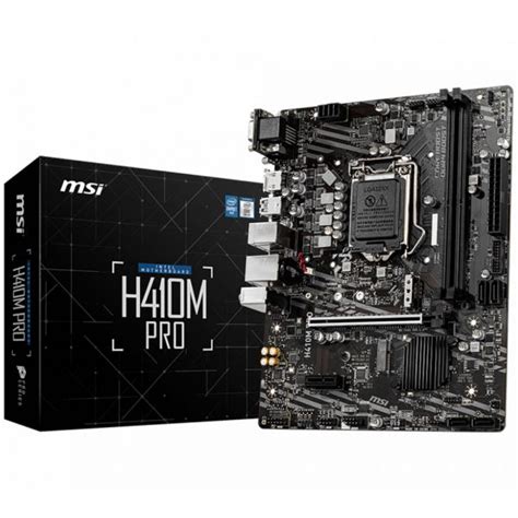 Placa Mãe MSI H410M B PRO LGA 1200 DDR4