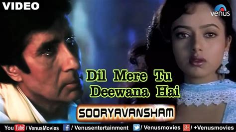 DIL MERE TU DEEWANA LYRICS दिल मेरे तू दीवाना है - Sooryavansham - Kumar Sanu | LyricsBogie