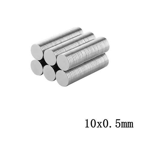 10x0 5mm Thin Round Strong Magnet 10mm X 0 5mm Neodymium Permanent