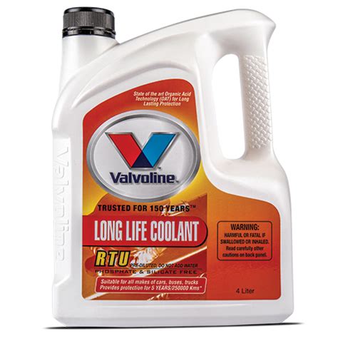 Long Life RTU Coolant Valvoline Global Asia