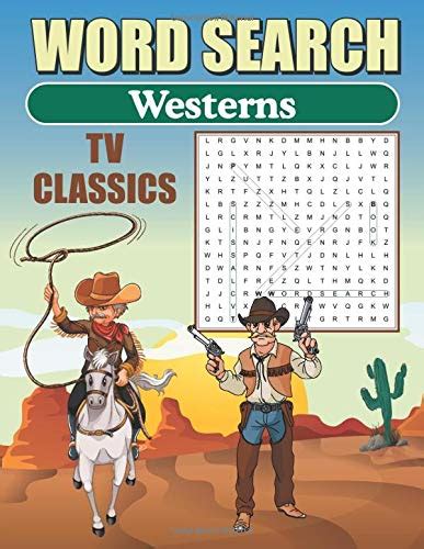 Tv Westerns Word Search Word Find Puzzle Book For Adults By Greater