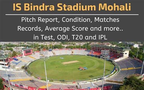 Is Bindra Stadium Pitch Report Average Score Records