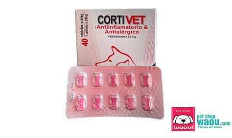 Cortivet Tab Prednisolona Mg Caja De Tab Petshopwaou