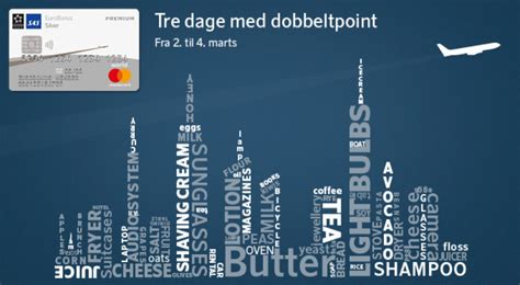 Tre dage med dobbeltpoint på SAS Mastercard Premium InsideFlyer DK