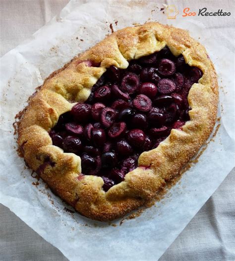 Tarte Rustique Aux Cerises Sos Recette