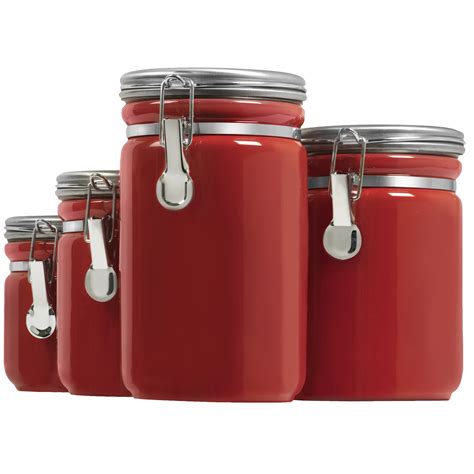 Anchor Hocking 4 Piece Canister Set Reviews Wayfair