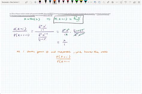 Solved Let X Be A Poisson Random Variable With Parameter Show That