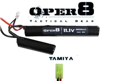 Oper V Li Ion Mah Nunchuck Battery Tamiya Br Airsoft