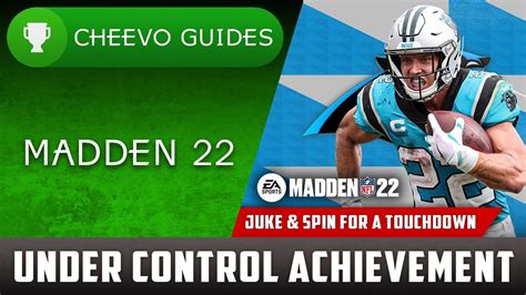 MADDEN NFL 22 Under Control Achievement Trophy Guide Xbox Spin