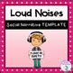 I Hear Loud Noises Social Narrative Template Editable By Social Unicorn