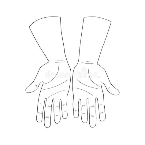 Two Hands Open Palms Stock Illustrations 275 Two Hands Open Palms