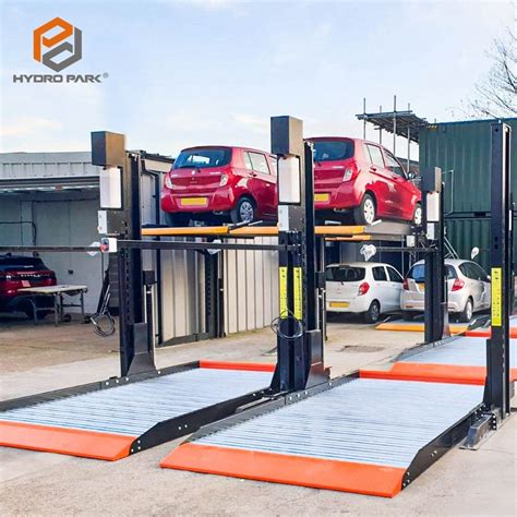hydraulic logistic parking garage car stacker  post simple parking