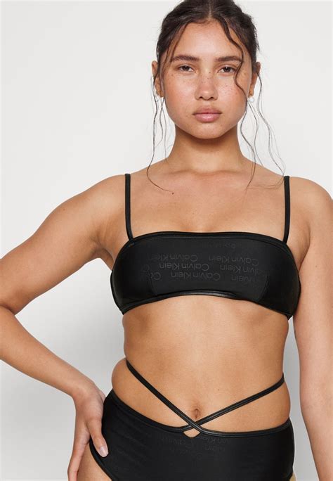 Calvin Klein Swimwear Bralette Haut De Bikini Blacknoir Zalandofr