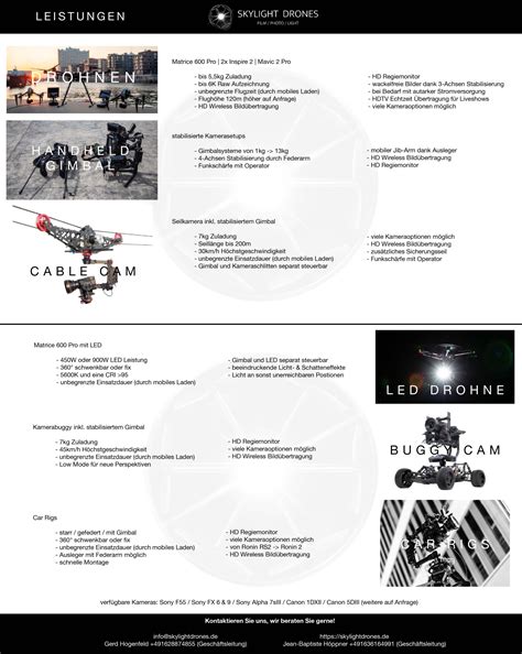 Skylight Drones Hamburg | Drohne & Gimbal