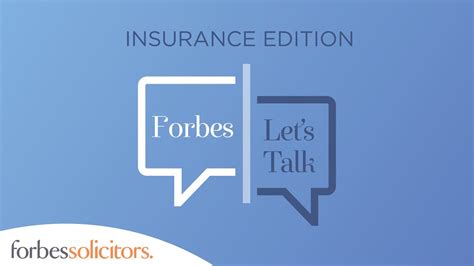 Forbes Lets Talk Insurance Edition Ep1 Youtube