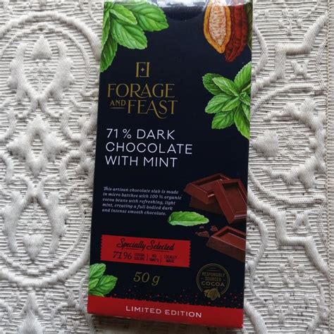 Forage And Feast 71 Dark Chocolate With Mint Review Abillion