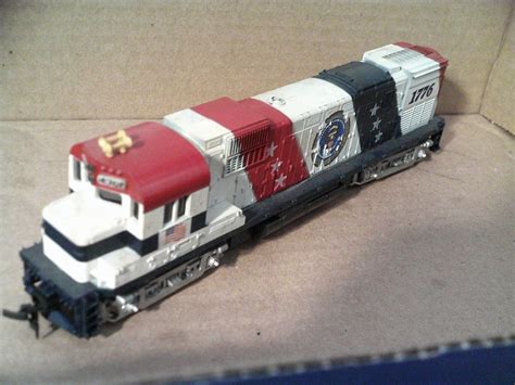 Vintage Ho Scale Tyco Mantua Spirit Of 1776 Diesel Locomotive 8 1 4 Long Locomotives