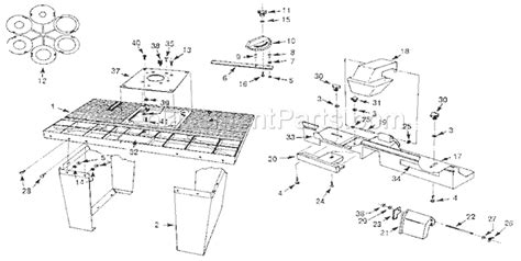 Craftsman Router Table Replacement Parts