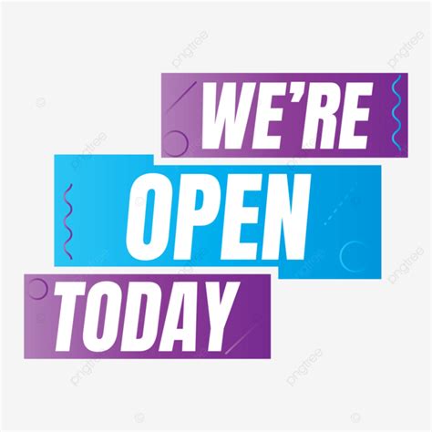 open today icon banner store signboard vector illustration