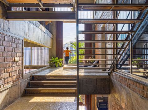 Exposed Brick Stairs