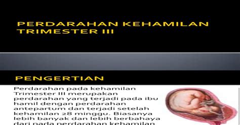 Download Pdf Ppt Perdarahan Trimester Iii