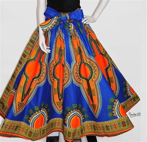 Hot Elastic Waist African Dashiki Skirt Plus Size S 4xl Dashiki Skirt African Dashiki And