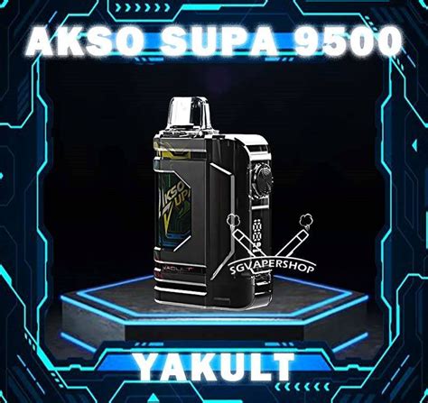 AKSO SUPA 9500 DISPOSABLE AKSO SG Sg Vaper Shop