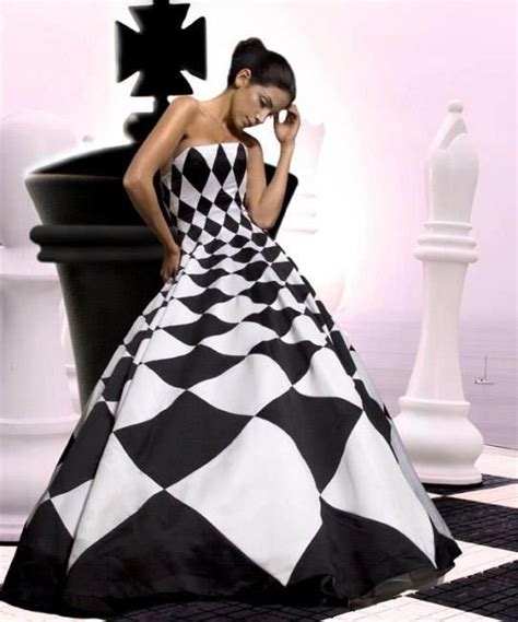 the chess dress | Dress, Fashion show, Geometric fashion