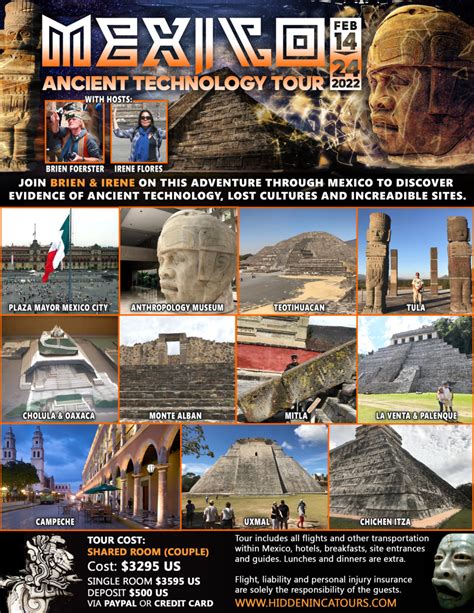 Upcoming Grand Tour Of Ancient Mexico In February 2022 Olmec Aztec