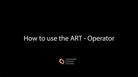 gen      art operator container deposit systems