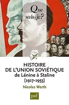 Histoire De L Union Sovi Tique De L Nine Staline Livre