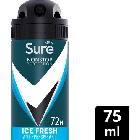 Sure Invisible Ice Compressed Antiperspirant Deodorant 75ml Wilko