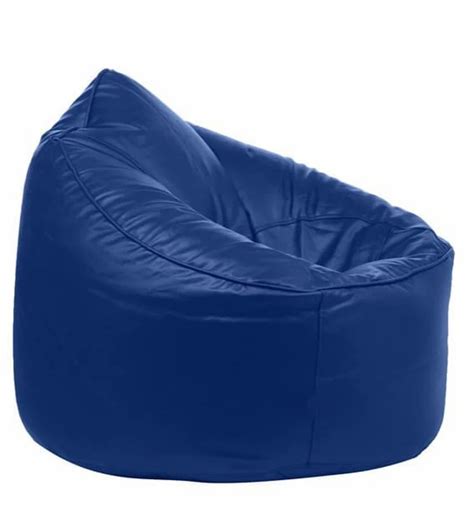 Xxxl Caddyfull Blue Leather Bean Bag Chair At Rs 505 Piece In New Delhi