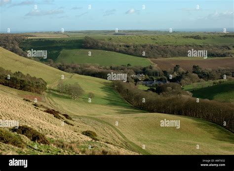 isle  purbeck dorset stock photo alamy