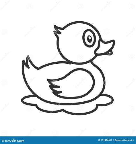 Duck Outline Clipart