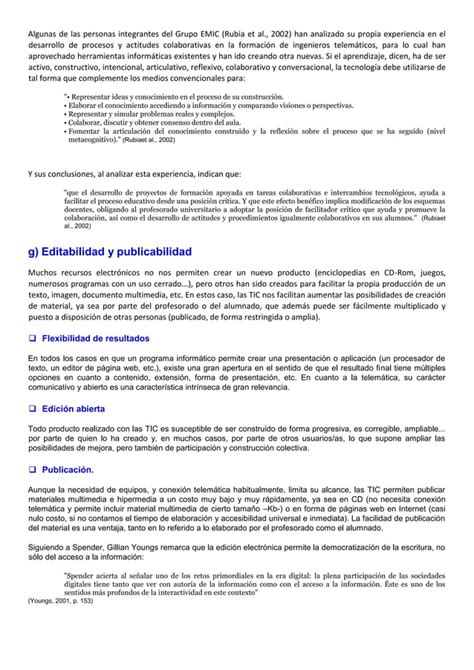 Uso Educativo De Las Tics PDF