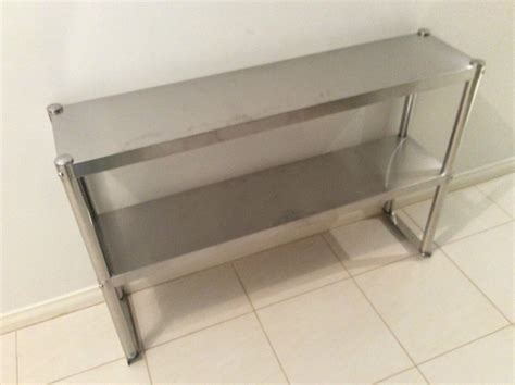 Brand New Stainless Steel Kitchen Work Bench Overshelf 600x290x750 Mm