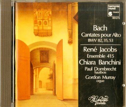 Bach Cantates Pour Alto Bwv 82 35 53 Les Arts Florissants Amazon