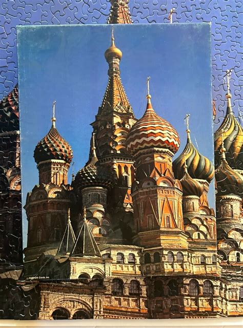 ST BASIL S CATHEDRAL Springbok Over 500 Piece Jigsaw Puzzle 100