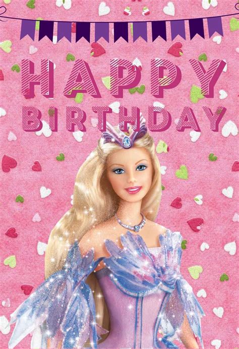 Barbie Birthday Card Free Printable