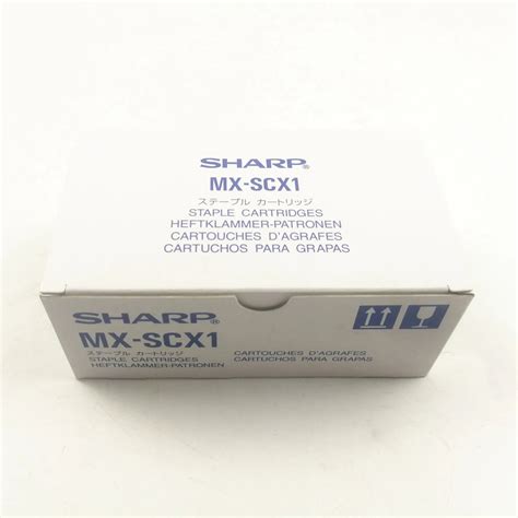 Staple Cartridge Box Of 3 For Sharp Mx Fn10 Fn12 Fn17 Fn22 Fn27 Fnx1