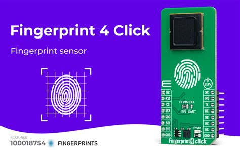 Capacitive Fingerprint Sensor With An Arduino Or Esp8266 44 Off