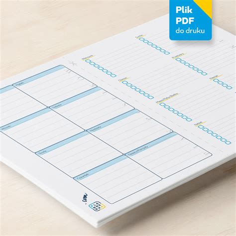 Plan Posiłków & Lista Zakupów - Plannerka