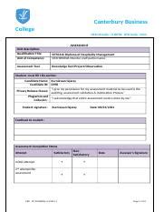 SITXHRM006 Student Assessment Docx Canterbury Business College CRICOS