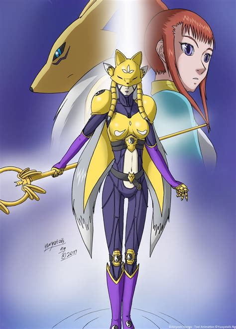 Pin On Renamon~ The Famous Digimon