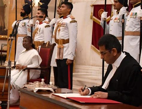 D Y Chandrachud Sworn In As Th Chief Justice Of India India Reporting