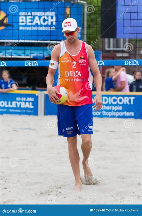 Leeuwarden The Netherlands June 10 Dutch Beachvolley Team Du